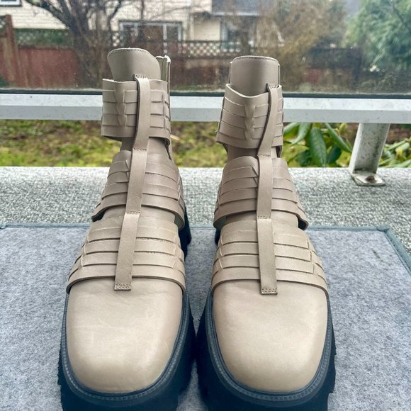 Free People Hydra Huarache Summer Boots Size 39 EUR / 8.5 - 9 US (Run big!) - Picture 5 of 15